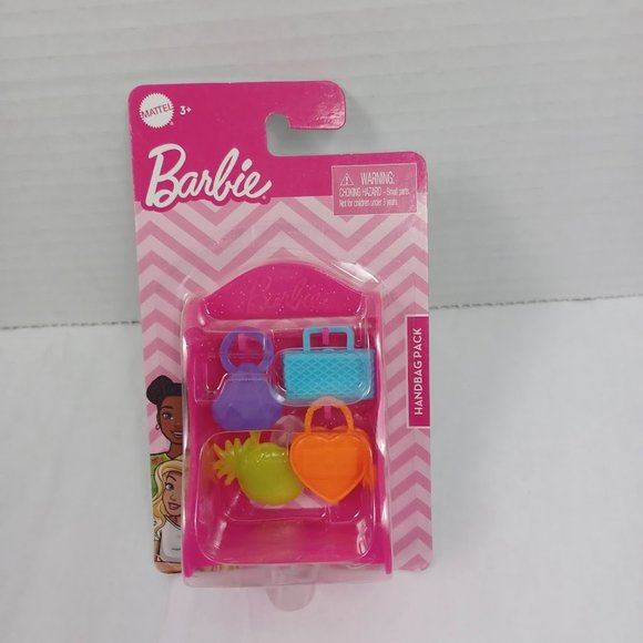 🔥4/$20 Barbie Handbag/Purse Pack Doll Accessories NEW -4 Handbags In Pack - Picture 9 of 9